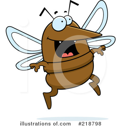 Royalty-Free (RF) Mosquito Clipart Illustration by Cory Thoman - Stock Sample #218798