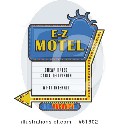 Royalty-Free (RF) Motel Clipart Illustration by r formidable - Stock Sample #61602