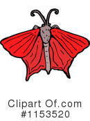 Moth Clipart #1153520 by lineartestpilot