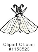 Moth Clipart #1153523 by lineartestpilot