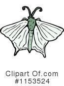 Moth Clipart #1153524 by lineartestpilot