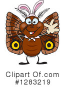 Moth Clipart #1283219 by Dennis Holmes Designs