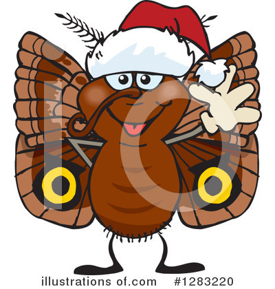 Royalty-Free (RF) Moth Clipart Illustration by Dennis Holmes Designs - Stock Sample #1283220