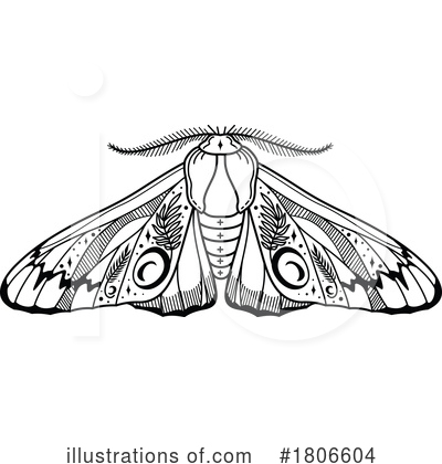 Moths Clipart #1806604 by Vector Tradition SM