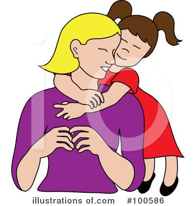 Royalty-Free (RF) Mother Clipart Illustration by Pams Clipart - Stock Sample #100586
