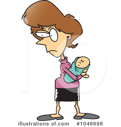 Royalty-Free (RF) Mother Clipart Illustration by toonaday - Stock Sample #1046698