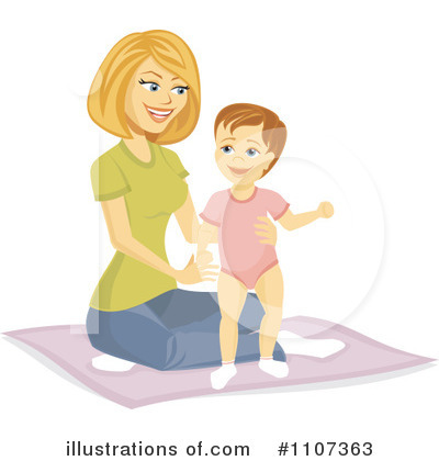 Mother Clipart #1107363 by Amanda Kate