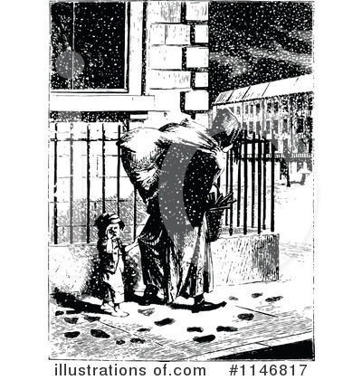 Royalty-Free (RF) Mother Clipart Illustration by Prawny Vintage - Stock Sample #1146817