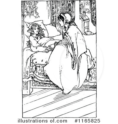 Royalty-Free (RF) Mother Clipart Illustration by Prawny Vintage - Stock Sample #1165825