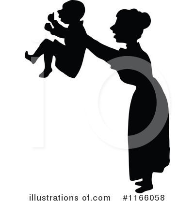 Royalty-Free (RF) Mother Clipart Illustration by Prawny Vintage - Stock Sample #1166058