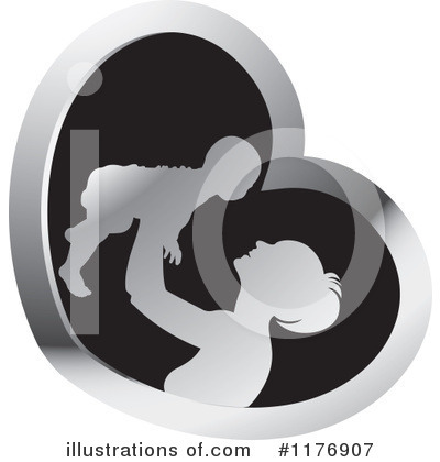 Royalty-Free (RF) Mother Clipart Illustration by Lal Perera - Stock Sample #1176907