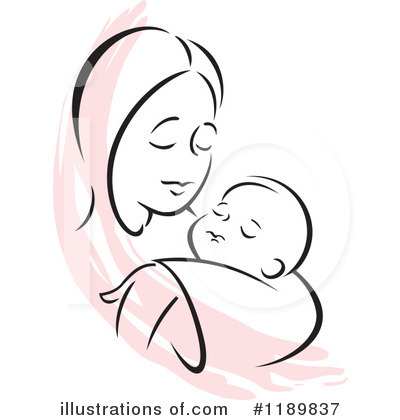 Royalty-Free (RF) Mother Clipart Illustration by Johnny Sajem - Stock Sample #1189837