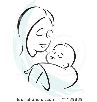 Baby Clipart #1189839 by Johnny Sajem