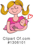 Mother Clipart #1306101 by Zooco