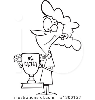 Royalty-Free (RF) Mother Clipart Illustration by toonaday - Stock Sample #1306158