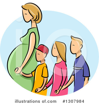 Pregnancy Clipart #1307984 by BNP Design Studio