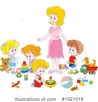 Royalty-Free (RF) Mother Clipart Illustration by Alex Bannykh - Stock Sample #1521019