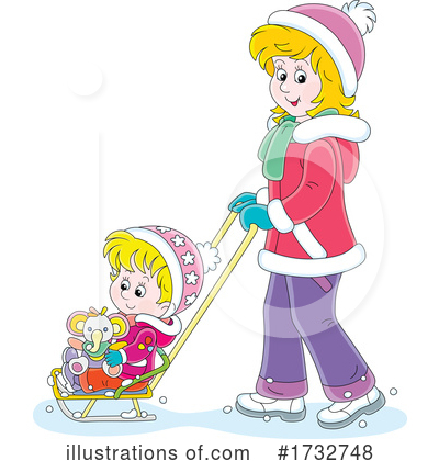 Royalty-Free (RF) Mother Clipart Illustration by Alex Bannykh - Stock Sample #1732748