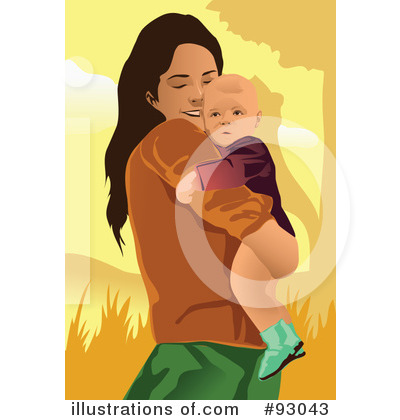 Royalty-Free (RF) Mother Clipart Illustration by mayawizard101 - Stock Sample #93043
