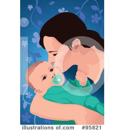 Royalty-Free (RF) Mother Clipart Illustration by mayawizard101 - Stock Sample #95821
