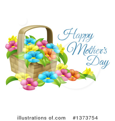 Royalty-Free (RF) Mothers Day Clipart Illustration by AtStockIllustration - Stock Sample #1373754