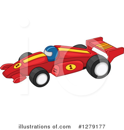Race Car Clipart #1279177 by BNP Design Studio