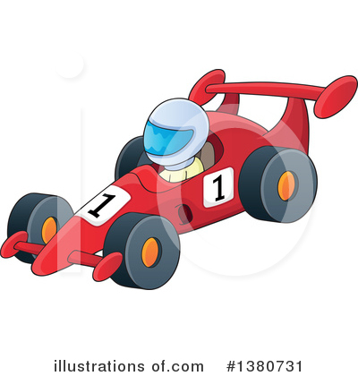 Race Car Driver Clipart #1380731 by visekart