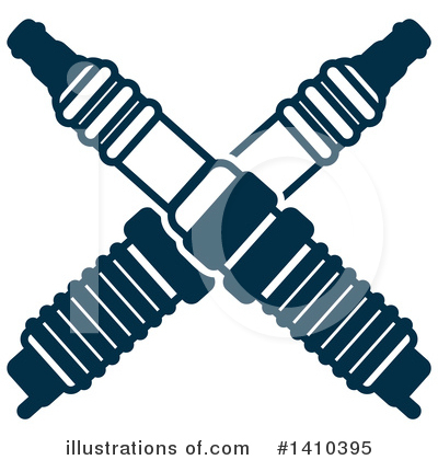 Spark Plugs Clipart #1410395 by Vector Tradition SM