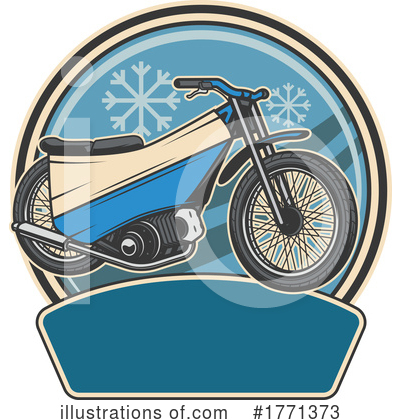 Royalty-Free (RF) Motorbike Clipart Illustration by Vector Tradition SM - Stock Sample #1771373