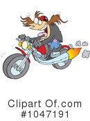 Motorcycle Clipart #1047191 by toonaday