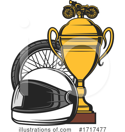 Royalty-Free (RF) Motorcycle Clipart Illustration by Vector Tradition SM - Stock Sample #1717477