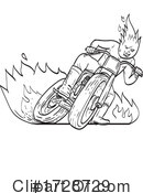 Motorcycle Clipart #1728729 by patrimonio