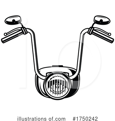 Royalty-Free (RF) Motorcycle Clipart Illustration by Vector Tradition SM - Stock Sample #1750242