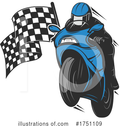 Racing Flag Clipart #1751109 by Vector Tradition SM