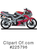 Motorcycle Clipart #225796 by David Rey