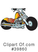 Motorcycle Clipart #39860 by Snowy