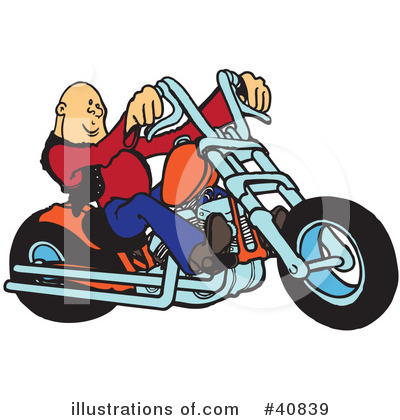 Motorcycle Clipart #40839 by Snowy