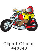 Motorcycle Clipart #40840 by Snowy