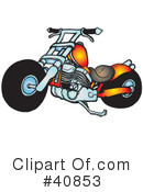 Motorcycle Clipart #40853 by Snowy