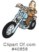 Motorcycle Clipart #40858 by Snowy