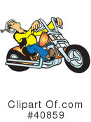 Motorcycle Clipart #40859 by Snowy