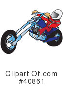 Motorcycle Clipart #40861 by Snowy