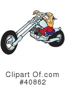 Motorcycle Clipart #40862 by Snowy