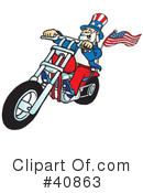 Motorcycle Clipart #40863 by Snowy