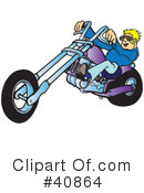 Motorcycle Clipart #40864 by Snowy
