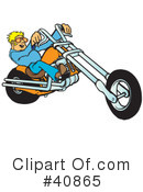 Motorcycle Clipart #40865 by Snowy