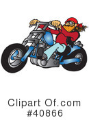 Motorcycle Clipart #40866 by Snowy