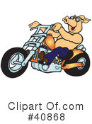Motorcycle Clipart #40868 by Snowy