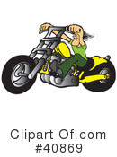 Motorcycle Clipart #40869 by Snowy