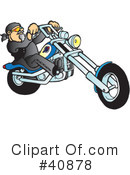 Motorcycle Clipart #40878 by Snowy